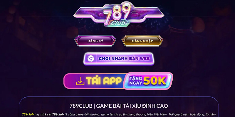 Các bước trải nghiệm cổng game 789club